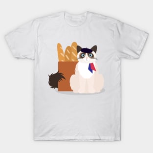 Bastille Day Cat T-Shirt